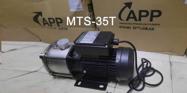 MÁY BƠM ĐA TẦNG CÁNH 1HP 3 PHA APP MTS-35T