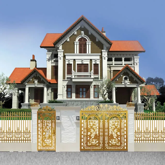 Giá Cổng Nhôm Đúc Đẹp - Ảnh 15