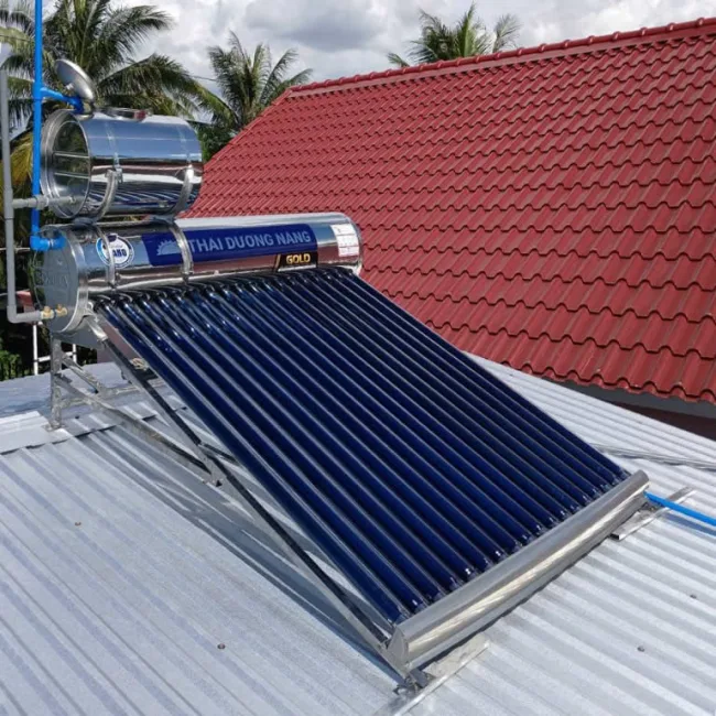 Máy nước nóng năng lượng mặt trời Thái Dương Năng Sơn Hà 160 lít GOLD NANO
