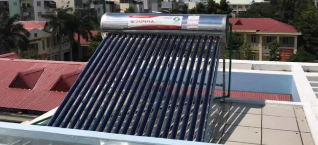 Máy nước nóng năng lượng mặt trời Thái Dương Năng 240 lít Gold