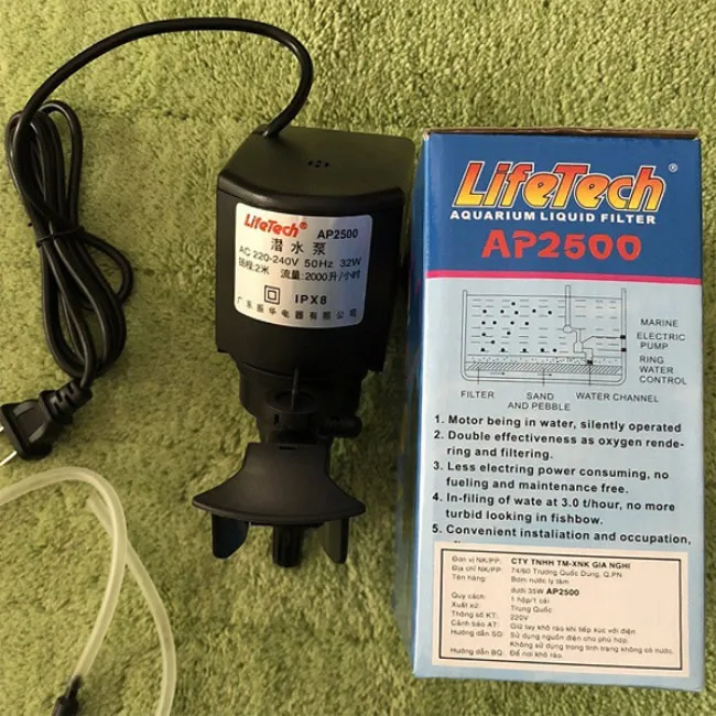 MÁY BƠM HỒ CÁ LIFETECH AP2500