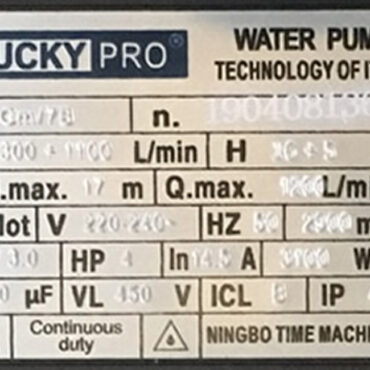 MÔ TƠ LUCKY PRO 3HP
