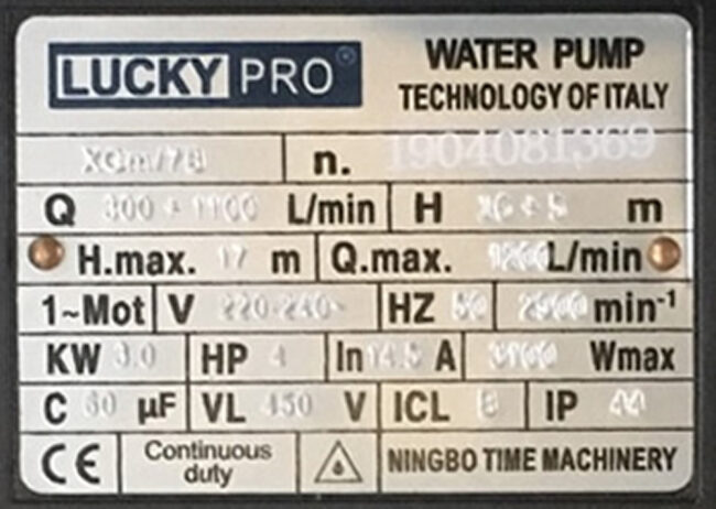 MÔ TƠ LUCKY PRO 3HP