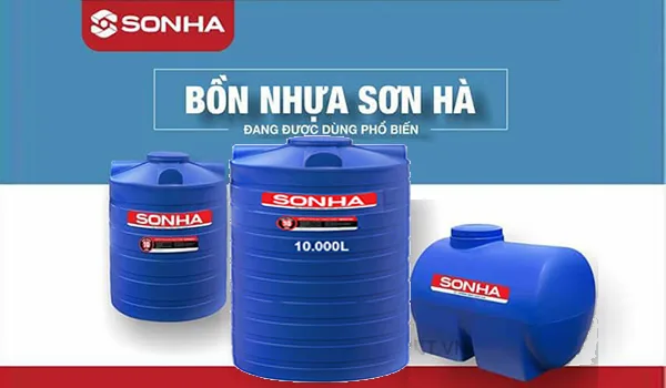 Bồn nhựa Sơn Hà 10.00 lít