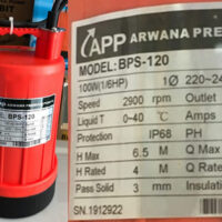 MÁY BƠM NƯỚC THẢI 100W APP BPS