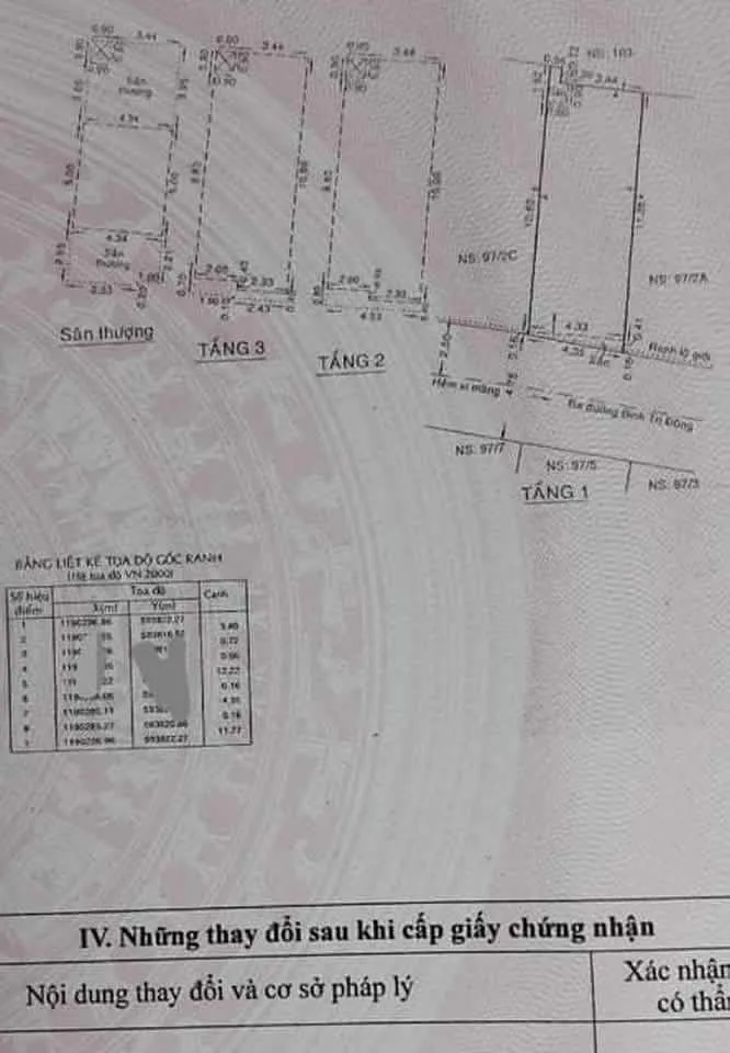 Bán nhà 4,3 x 12 m, 1 trệt 2 lầu, hẻm 97 Bình Trị Đông, phường Bình Trị Đông A, quận Bình Tân - Ảnh 3