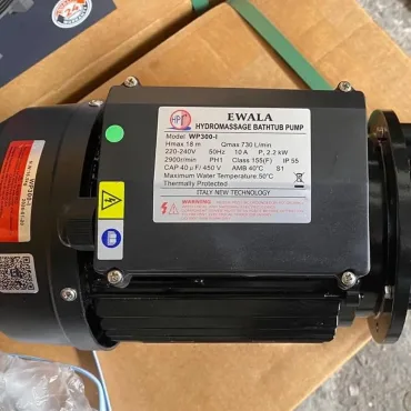 Th&ocirc;ng số kỷ thuật M&aacute;y bơm nước 3hp Ewala WP300-I