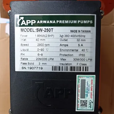 TSKT Máy bơm nước APP 2.5HP SW-250T