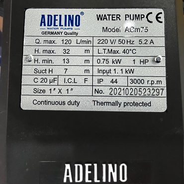 TSKT Máy Bơm nước 1Hp ADELINO ACm75