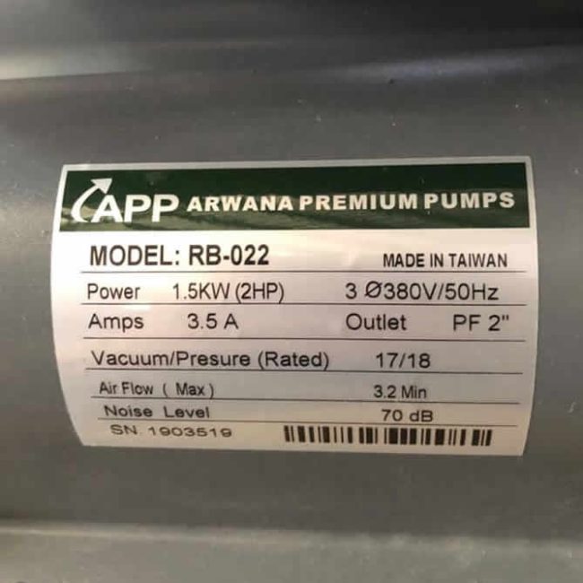 Máy bơm con sò 2Hp 380v APP RB022