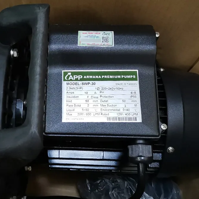 Máy bơm APP SWP-30 3Hp - Ảnh 2