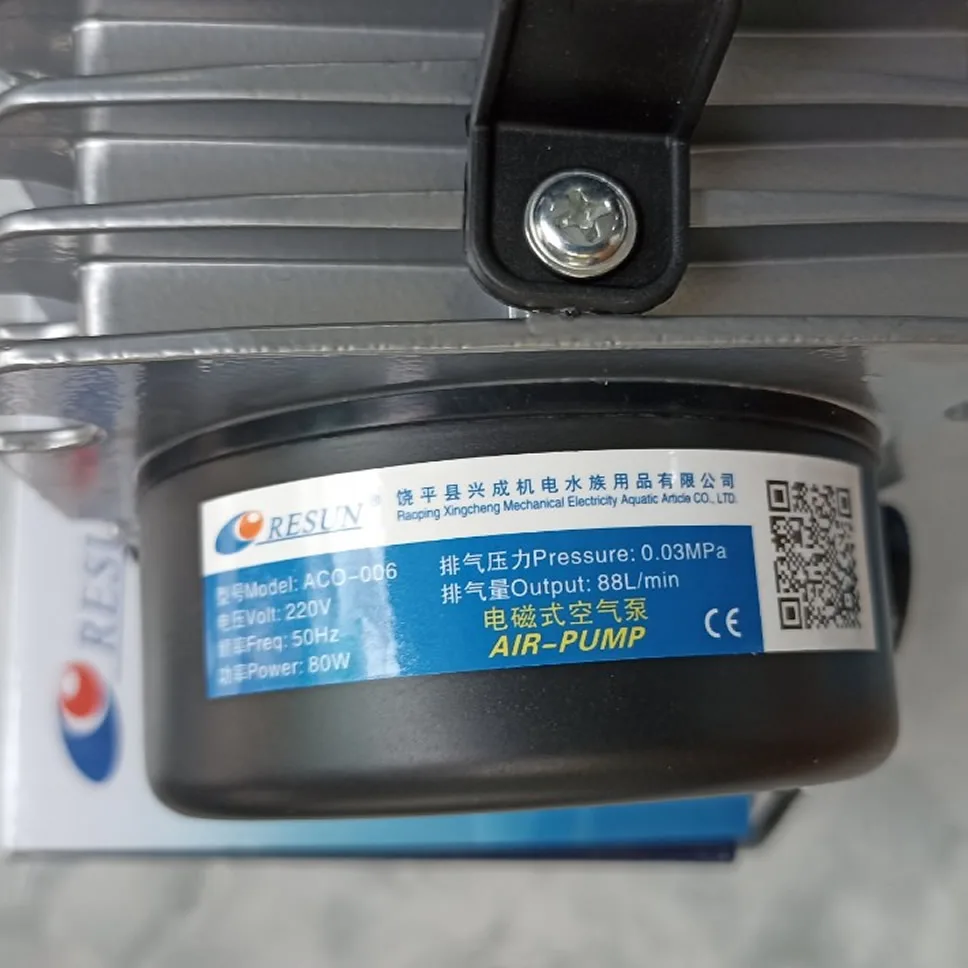 Thông số kỷ thuật Máy Sủi Oxy Resun ACO 006