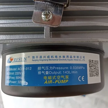 Thông số kỷ thuật Máy Thổi khí Resun ACO 012