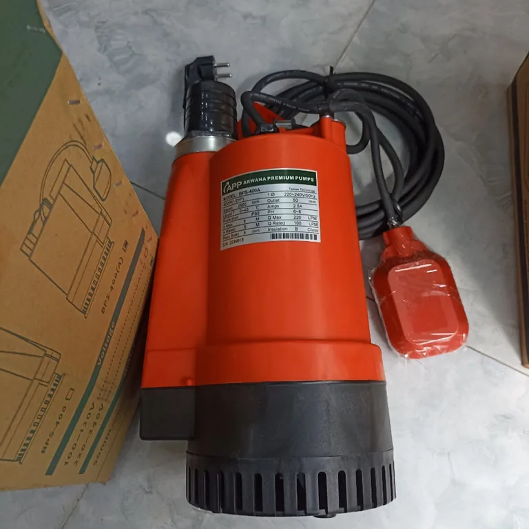Máy bơm nước thải 400w có phao APP