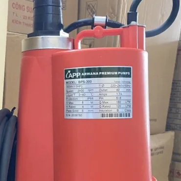 Thông số kỷ thuật Máy bơm nước thải APP BPS-300H