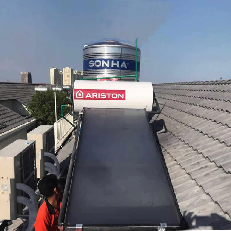 Máy nước nóng năng lượng mặt trời Ariston 200 Lít chịu áp