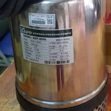 Thông số kỷ thuật Máy bơm axít loãng có phao 400w APP SDP-400A