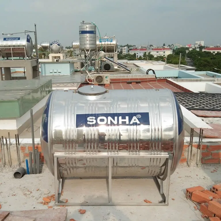 Bồn inox Sơn Hà 1000 lít ngang