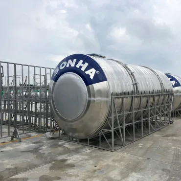 Bồn inox Sơn Hà 15000L ngang