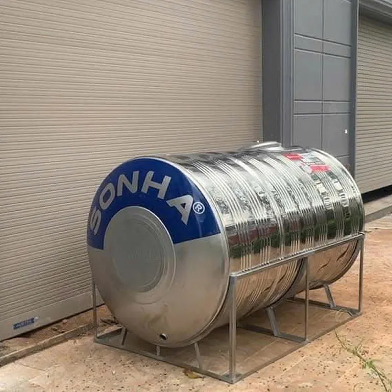 Bồn nước inox Sơn Hà 3000 lít ngang