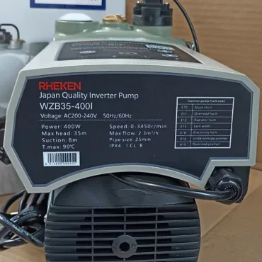 Th&ocirc;ng số kỷ thuật M&aacute;y bơm nước RHEKEN WZB35-400I (400w)