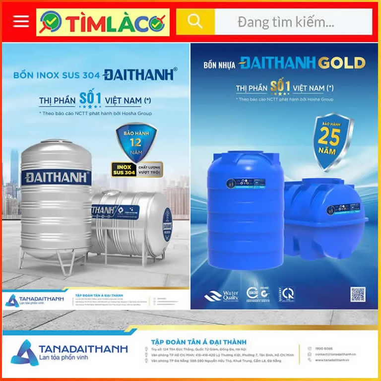 Bồn Nước Đại Thành