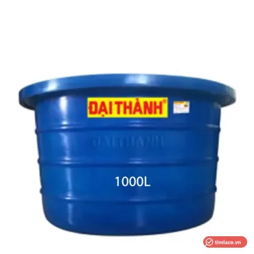 Bơ nhựa Đại Thành màu xanh dương, tem Đại Thành trên thân, chữ 1000L in thêm trên ảnh (ảnh minh hoạ dòng hàng)