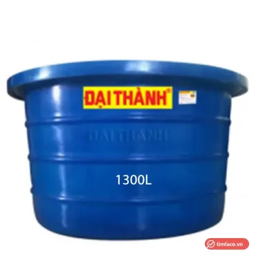 Bơ nhựa Đại Thành màu xanh dương, tem Đại Thành trên thân, chữ 1300L in thêm trên ảnh (ảnh minh hoạ dòng hàng)