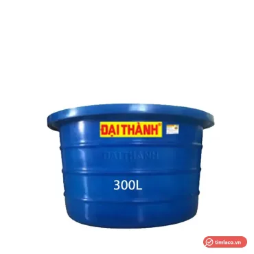 Bơ nhựa Đại Thành màu xanh dương, tem Đại Thành trên thân, chữ 300L in thêm trên ảnh (ảnh minh hoạ dòng hàng)