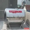 Bồn inox Đại Thành Vigo nằm ngang, nhãn đỏ ghi Inox SUS 316, đặt trên sân thượng (ảnh minh hoạ dòng hàng)