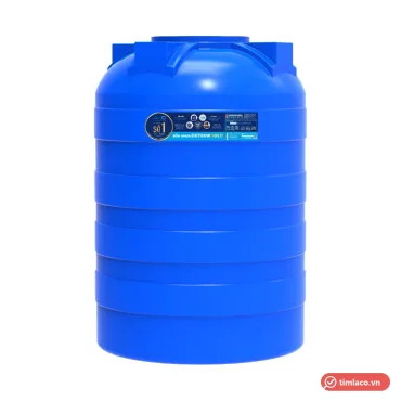Bồn nhựa Đại Thành Gold kiểu đứng màu xanh dương, nhãn Bồn nhựa Đại Thành Gold trên thân (ảnh minh hoạ dòng hàng)