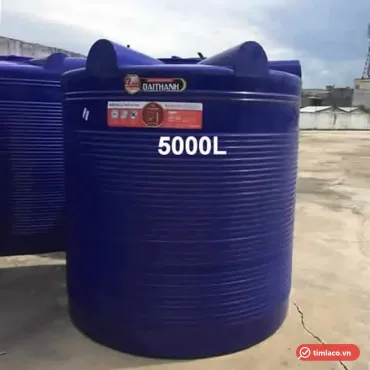 Bồn nhựa Đại Thành thế hệ mới dạng đứng cỡ lớn, tem Đại Thành và nhãn hãng trên thân (ảnh minh hoạ dòng hàng)