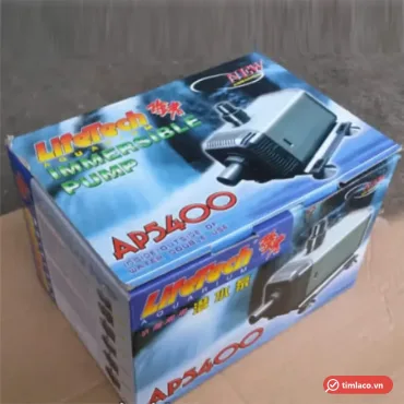 Hộp m&aacute;y bơm ch&igrave;m Lifetech AP5400 d&ograve;ng Immersible Pump in h&igrave;nh bơm