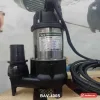 Máy bơm chìm nước thải APP BAV-400S thân inox, đế nhựa đen, họng xả đuôi chuột