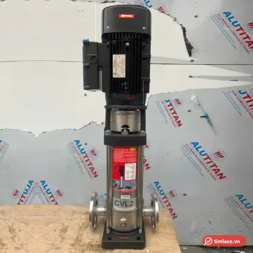 M&aacute;y bơm trục đứng đa tầng c&aacute;nh Ewala d&ograve;ng CVL2, th&acirc;n inox d&aacute;n nh&atilde;n CVL2, cửa h&uacute;t xả mặt b&iacute;ch (ảnh minh hoạ d&ograve;ng h&agrave;ng)
