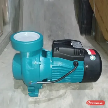 Máy bơm ly tâm đầu gang Lepono dòng AC màu xanh, họng xả lớn phía trên (ảnh minh hoạ dòng hàng)
