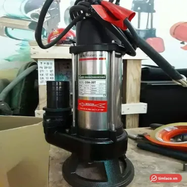 Máy bơm nước thải APP DSK-20T bản 3 pha, thân inox, đế và buồng bơm gang, tem DSK-20T (ảnh minh hoạ dòng hàng)
