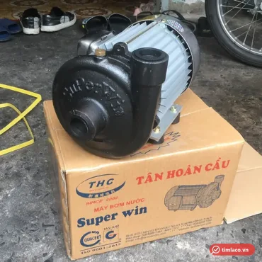 Máy bơm Tân Hoàn Cầu Super Win SP-370 1/2HP, đầu bơm gang đúc chữ Super Win