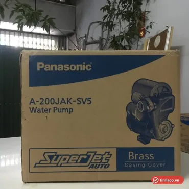 Thùng hàng máy bơm tăng áp Panasonic A-200JAK-SV5, vỏ bơm đồng thau