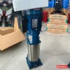 Máy bơm trục đứng đa tầng cánh Ewala dòng VM2, động cơ xanh gắn tem kim loại, thân inox (ảnh minh hoạ dòng hàng)