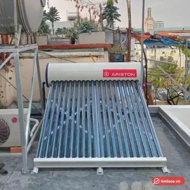M&aacute;y nước n&oacute;ng năng lượng mặt trời Ariston 20 ống ch&acirc;n kh&ocirc;ng lắp tr&ecirc;n s&acirc;n thượng (ảnh minh hoạ d&ograve;ng h&agrave;ng)