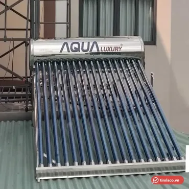 Máy nước nóng năng lượng mặt trời Aqua Luxury vỏ inox, dàn ống chân không (ảnh minh hoạ dòng hàng)