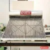 Máy nước nóng năng lượng mặt trời Dapha 320 lít nhìn chính diện, nhãn Dapha Suntech trên bình