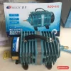 Máy thổi oxy Resun ACO-010 200W màu xanh đặt trước hộp Resun in mã ACO-010