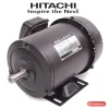 Motor điện 3 pha Hitachi vỏ thép màu đen có chân đế, tem hãng trên thân ghi 0,75 kW 4 cực (ảnh minh hoạ dòng hàng)